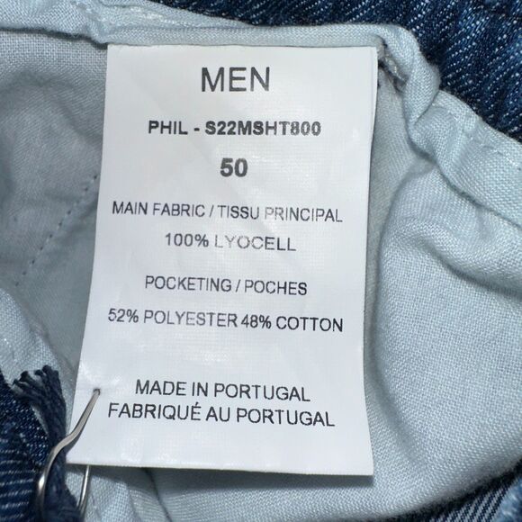 NWT Officine Générale Tencel Shorts Size 50 (Fits 32) Drawstring - Picture 5 of 14